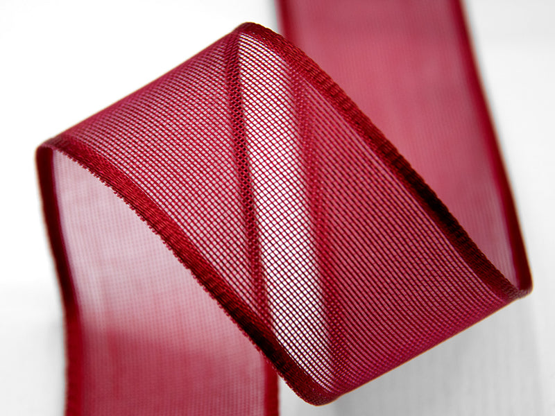 Velo copper borders 25 mm amaranth