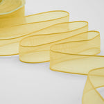 velo bordi rame 40 mm giallo sole