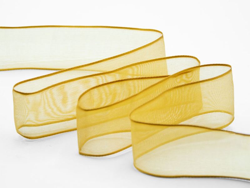 Velo copper borders 40 mm mustard