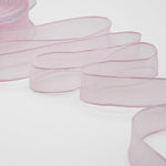 velo bordi rame 40 mm rosa baby