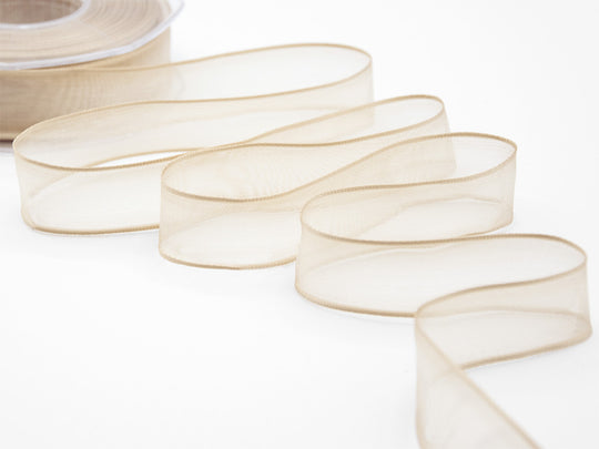 velo bordi rame 40 mm beige