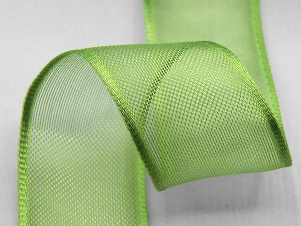 Velo Bordi Rame 40 mm Verde Mela