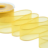 velo bordi raso 40 mm giallo sole