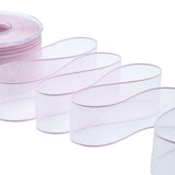 velo bordi raso 40 mm rosa baby