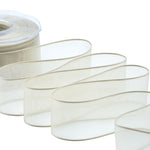 velo bordi raso 40 mm beige