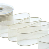 velo bordi raso 40 mm beige