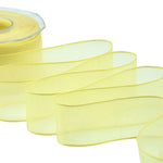 velo bordi raso 40 mm giallo