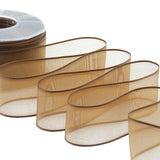 velo bordi raso 40 mm marrone