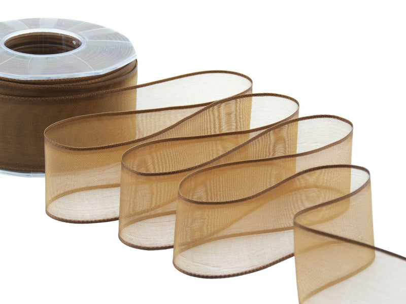 velo bordi raso 40 mm marrone