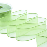 velo bordi raso 40 mm verde mela