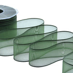 velo bordi raso 40 mm verde inglese