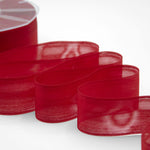 portaconfetti velo tubolare 40 mm rosso