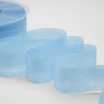 portaconfetti velo tubolare 40 mm azzurro baby