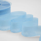 portaconfetti velo tubolare 40 mm azzurro baby