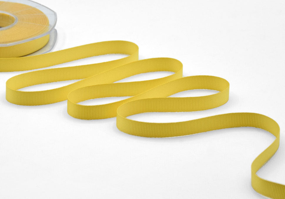 gros grain 10 mm giallo sole