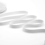 gros grain 10 mm bianco ottico