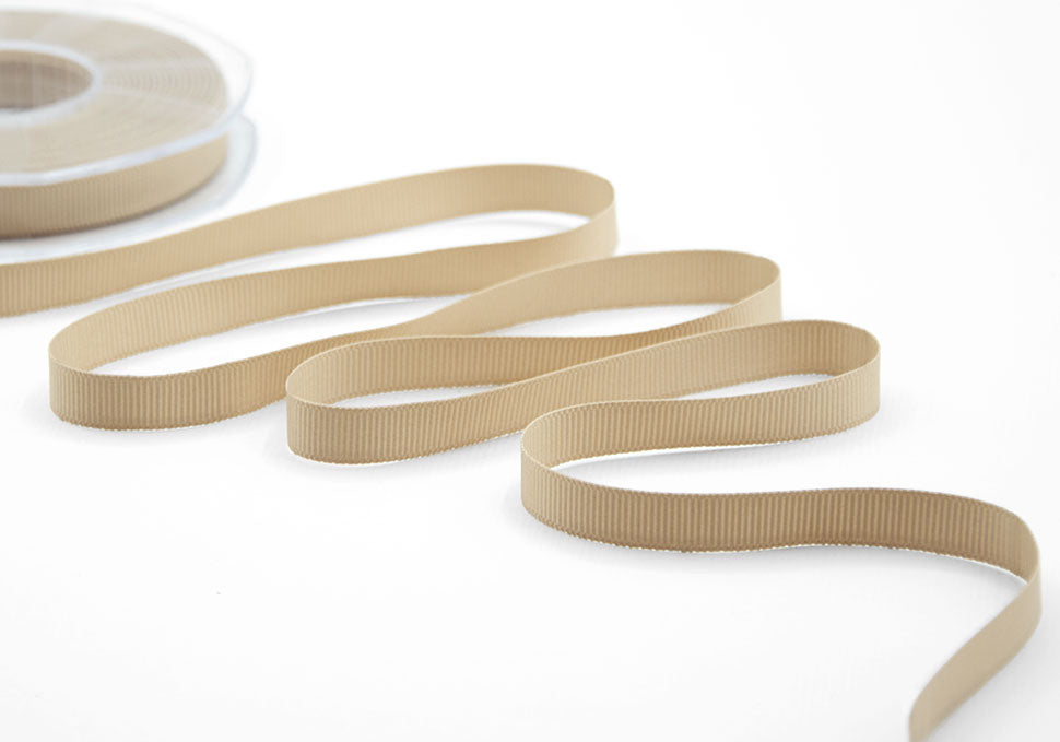 gros grain 10 mm beige