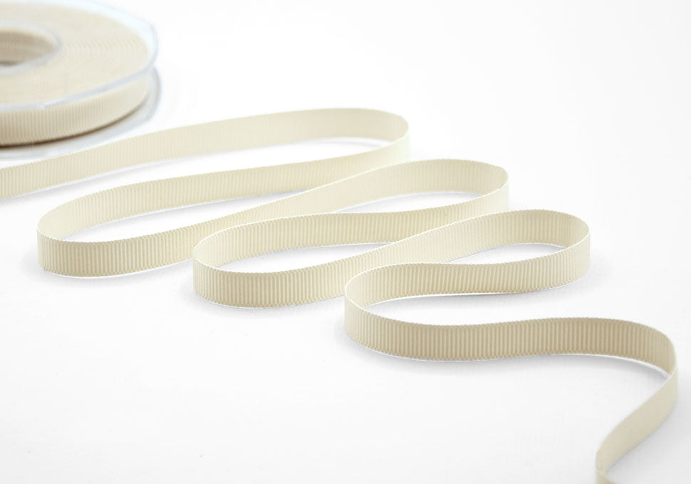 gros grain 10 mm avorio