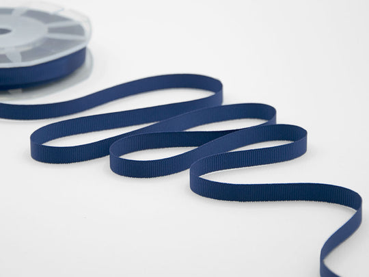 gros grain 10 mm blu scuro