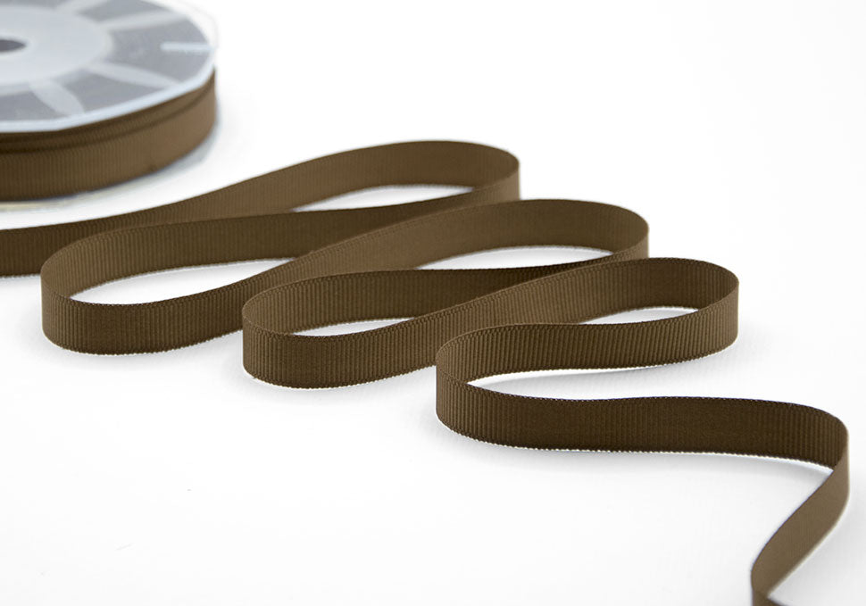 gros grain 10 mm marrone