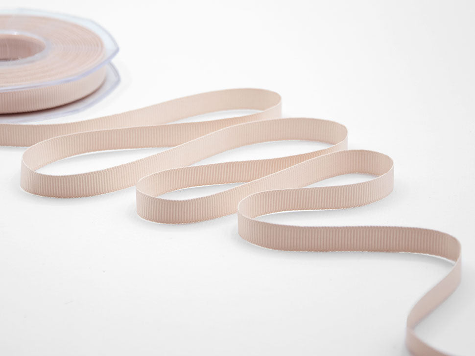 gros grain 10 mm rosa cipria