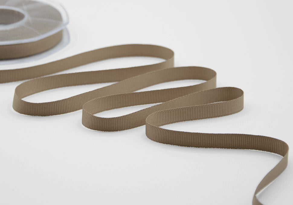 gros grain 10 mm cannella