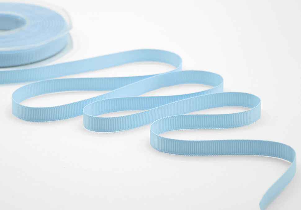 gros grain 10 mm azzurro baby