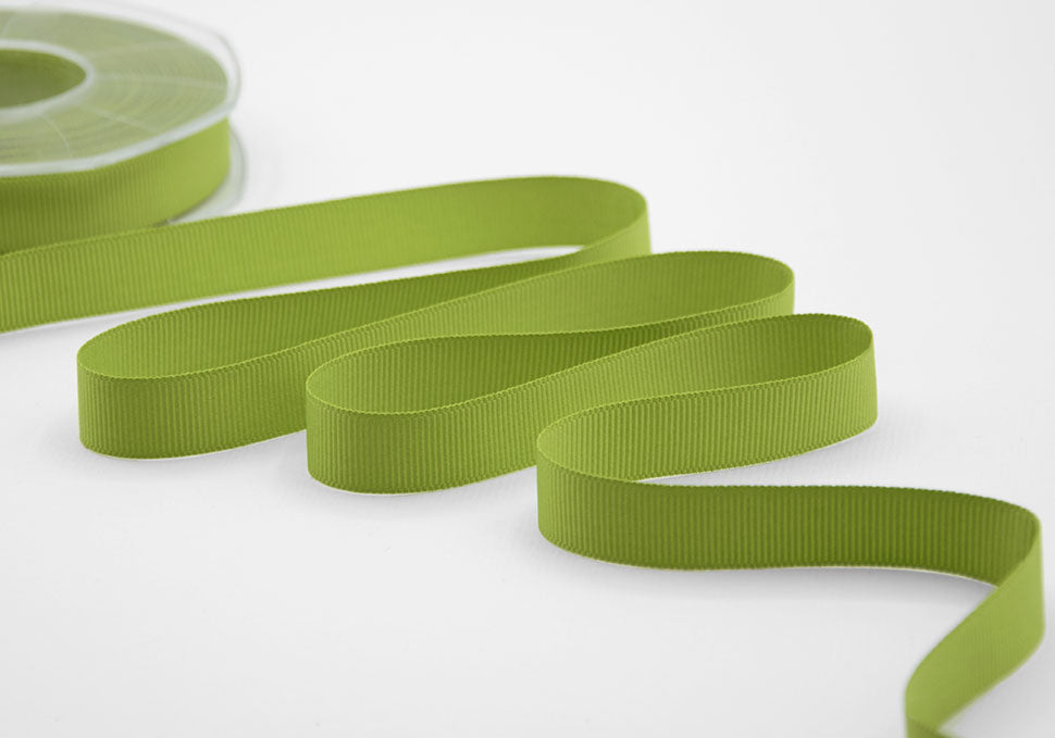 gros grain 15 mm verde pistacchio
