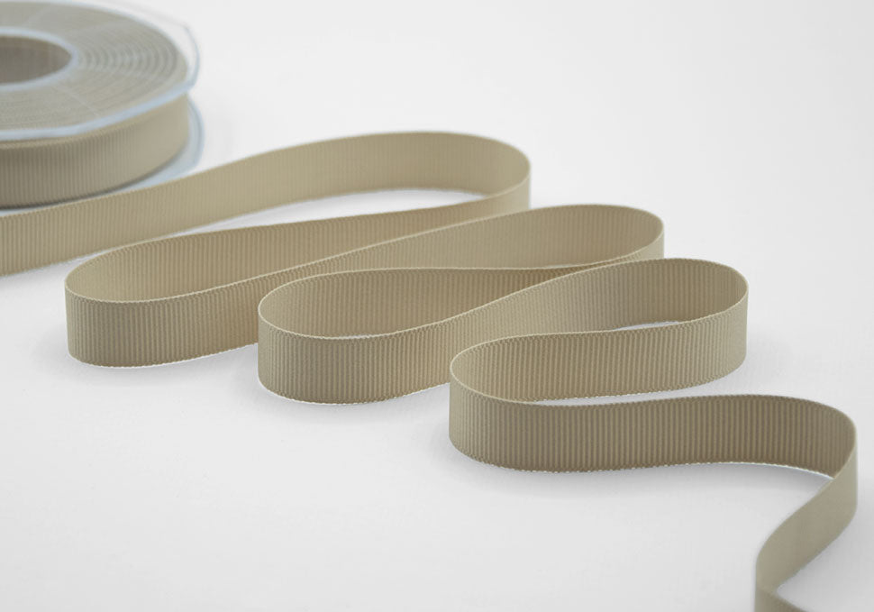 gros grain 15 mm beige