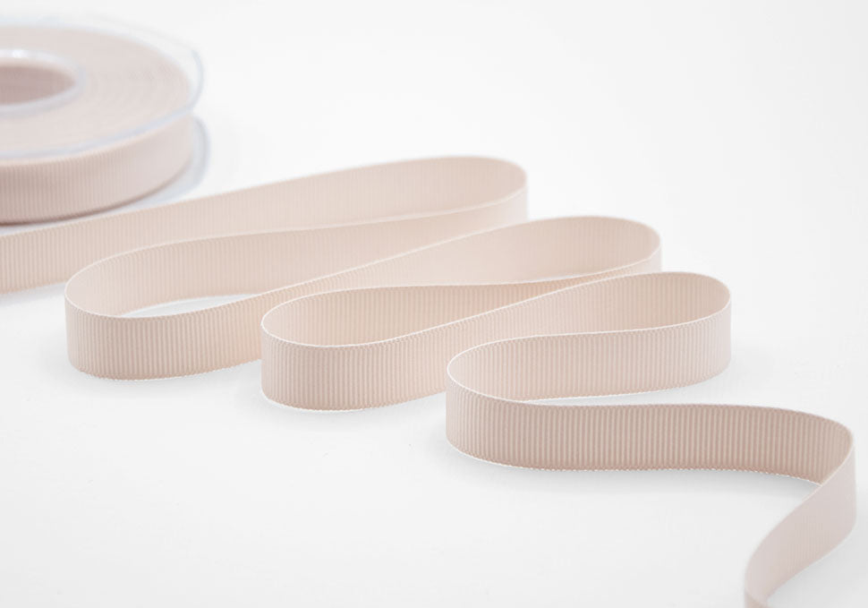 gros grain 15 mm rosa cipria