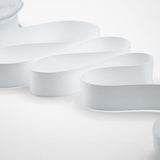 gros grain 20 mm bianco ottico