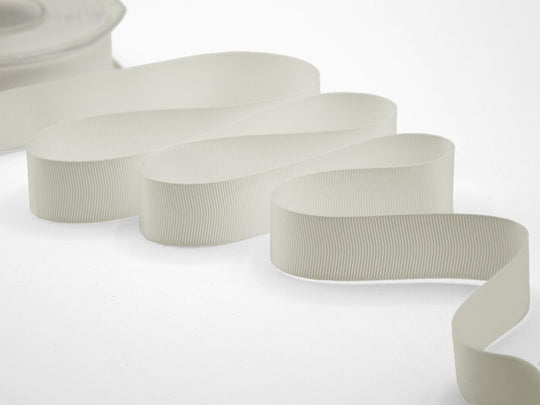gros grain 20 mm bianco naturale