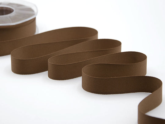 gros grain 20 mm marrone