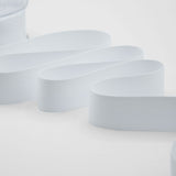 gros grain 30 mm bianco ottico