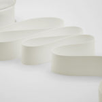 gros grain 30 mm bianco naturale