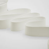 gros grain 30 mm bianco naturale