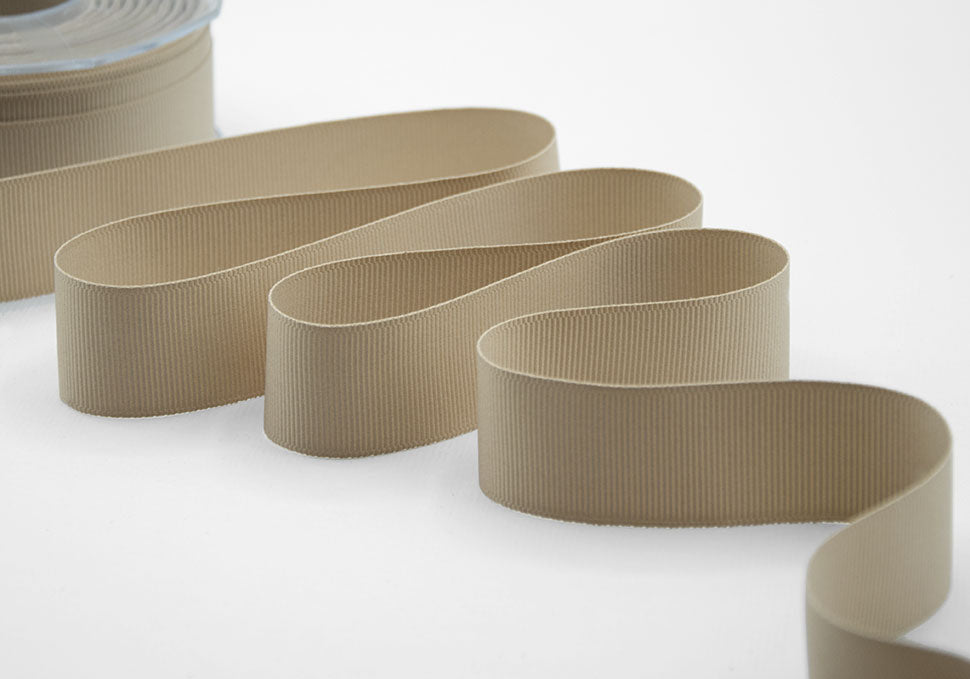 gros grain 30 mm beige