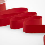 gros grain 30 mm rosso