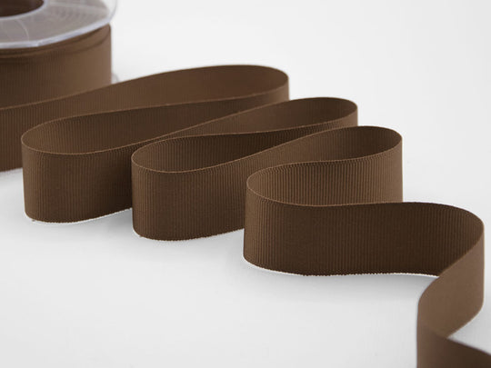 gros grain 30 mm marrone