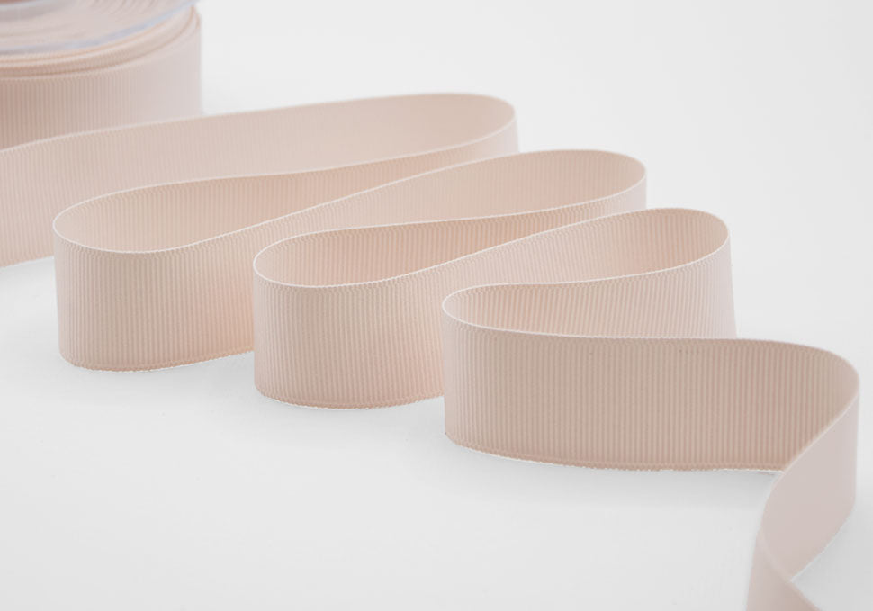 gros grain 30 mm rosa cipria