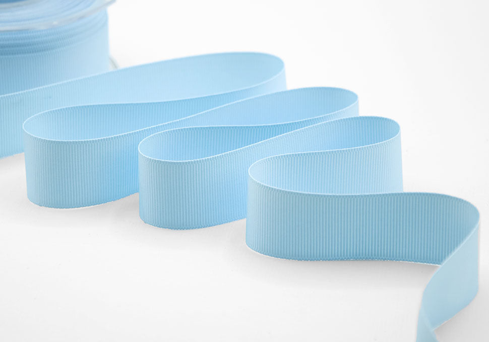 gros grain 30 mm azzurro baby