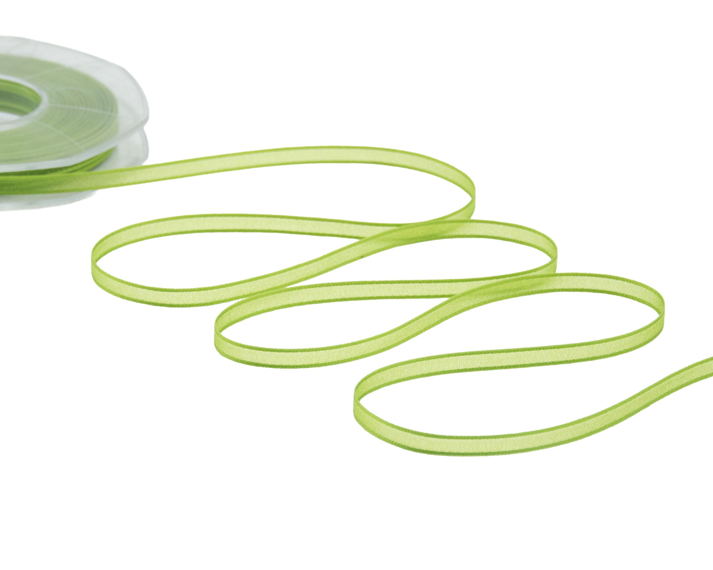velo luminoso 6 mm verde pistacchio