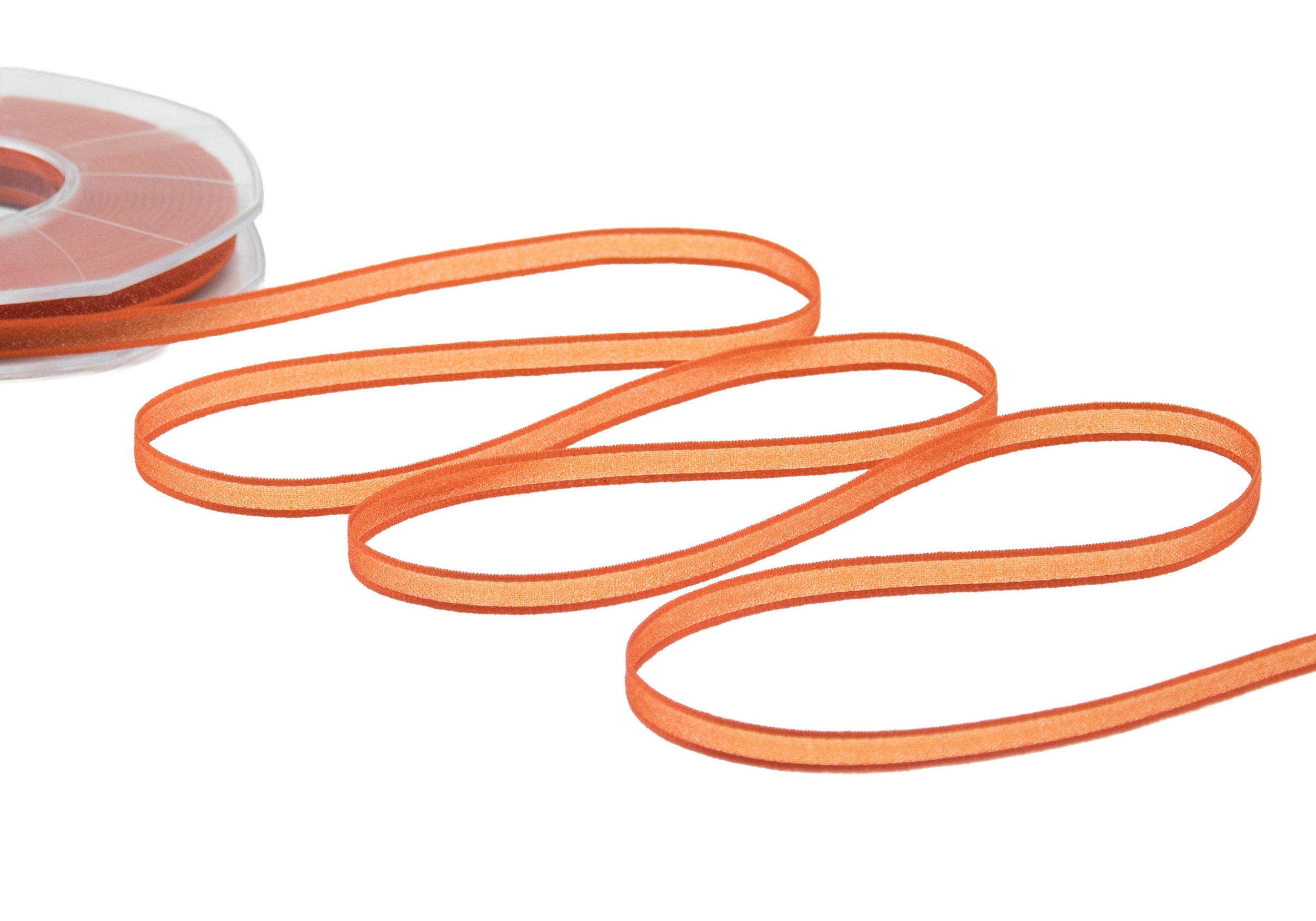 velo luminoso 6 mm arancio pesca