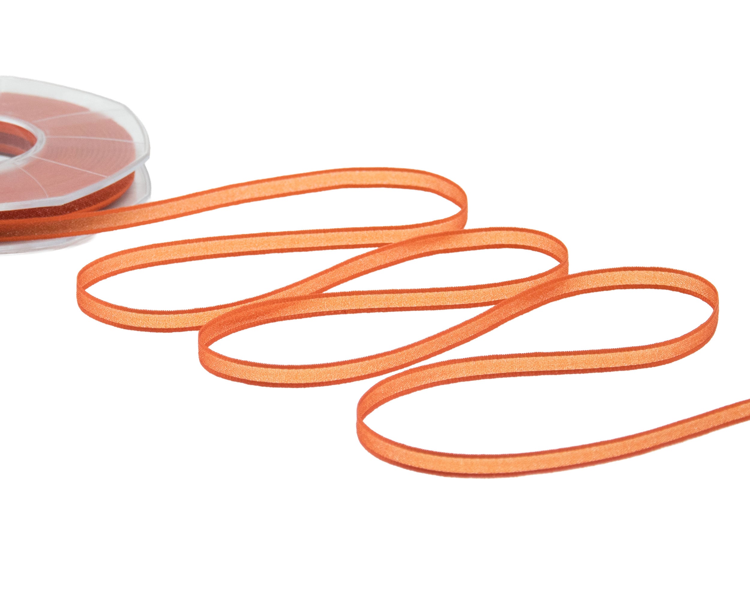 velo luminoso 6 mm arancio pesca