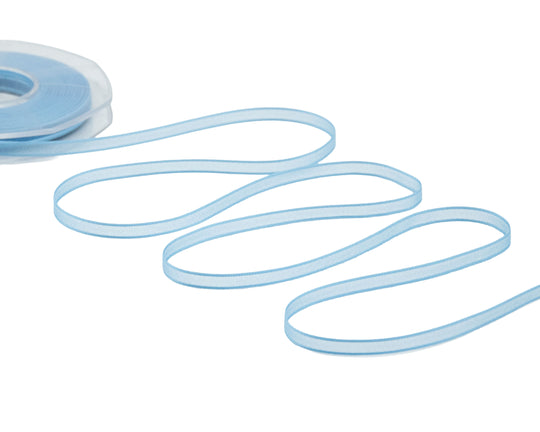 velo luminoso 6 mm azzurro baby