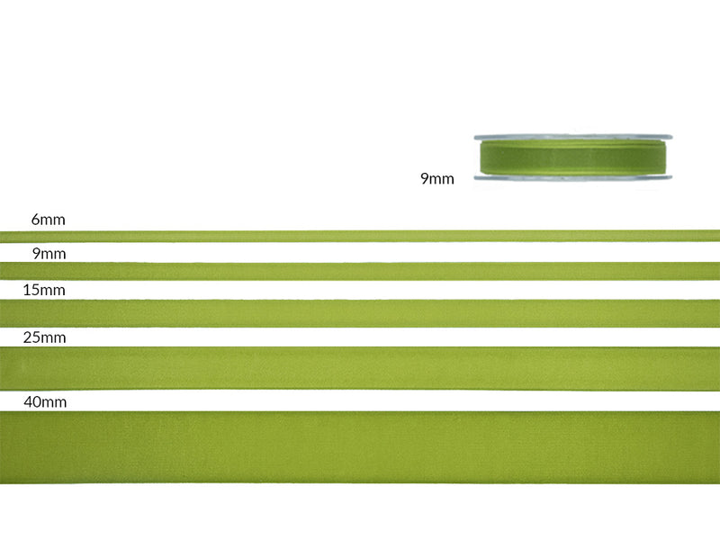 10 mm de voile brillant vert