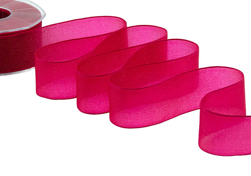 velo luminoso 40mm fuxia peonia