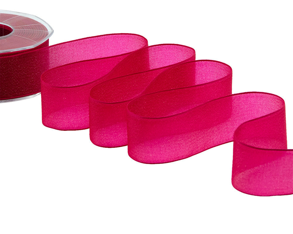 velo luminoso 40mm fuxia peonia