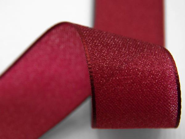 40 mm amaranth voile brillant