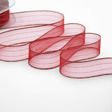 25 mm red elegant veil